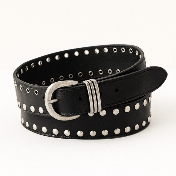 Indian Chief Black Belt, Punk, Rock, Native American Chief Head 36” - Picture 1 of 8